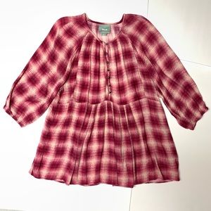 Anthropologie Maeve 3/4 Sleeve Blouse Size Small